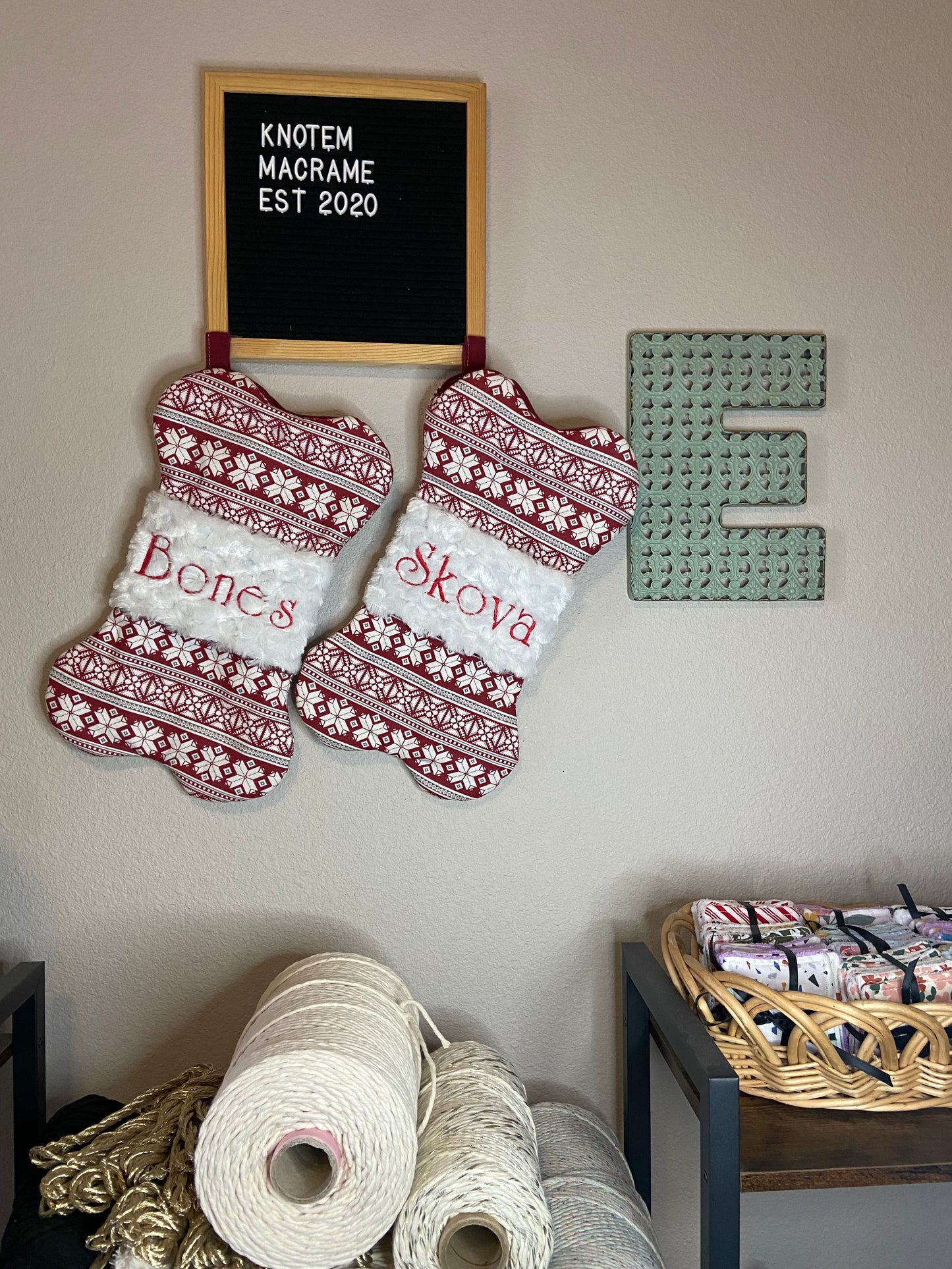Personalized DOG Christmas Stockings